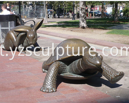 Bronze Turtle Sculpture 